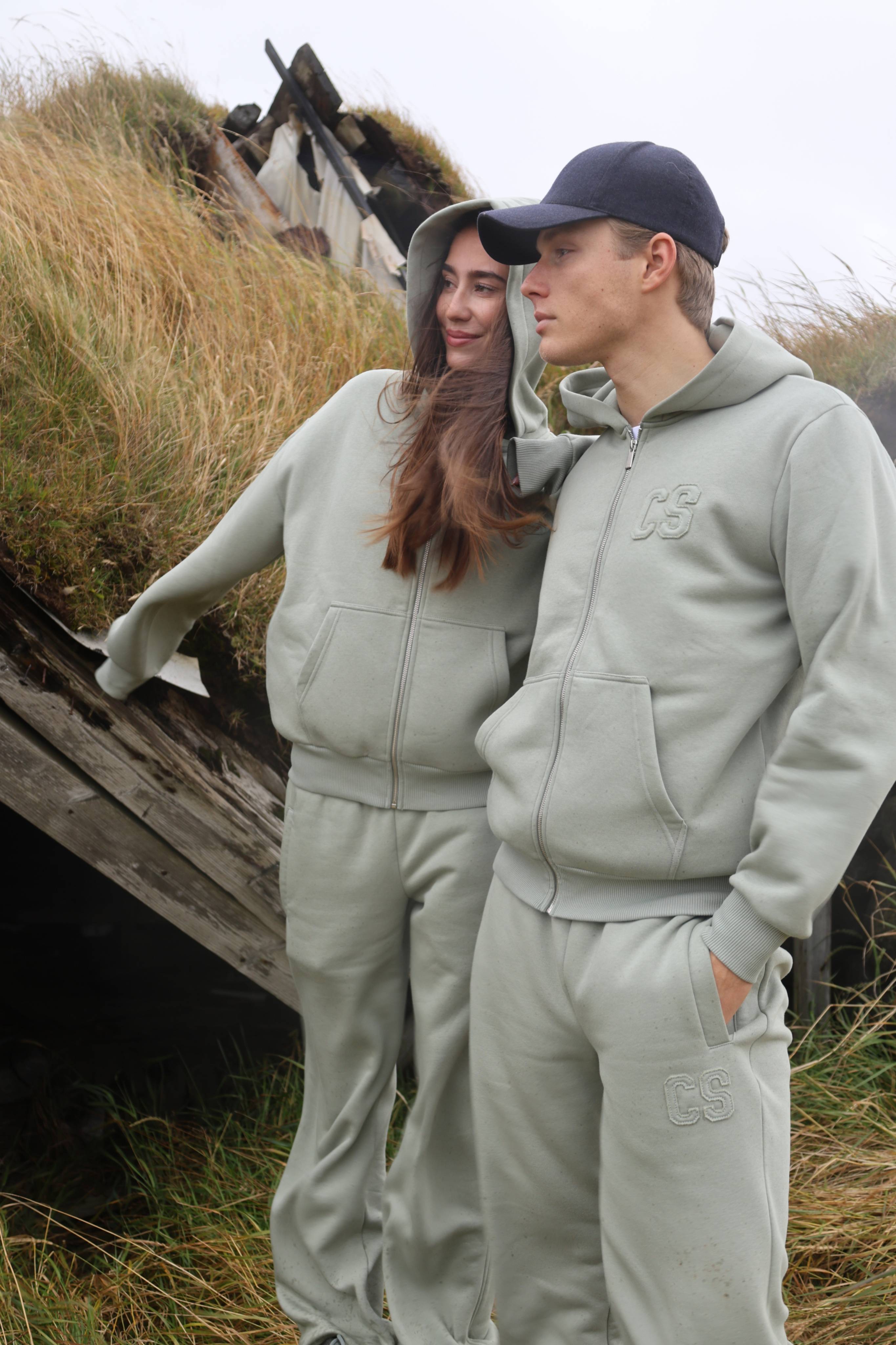 M. CS Zip Hoodie - Olive